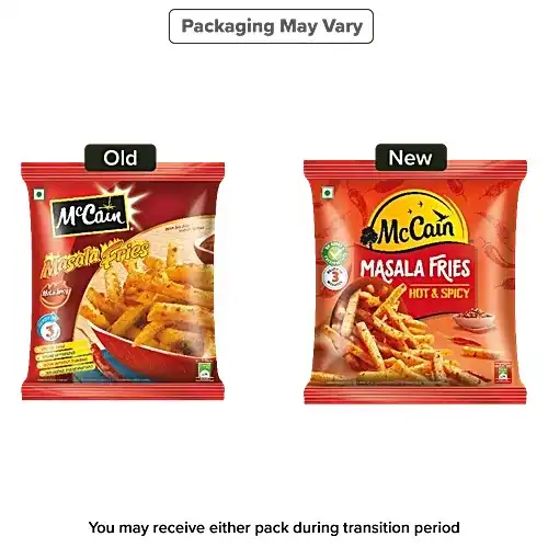 Mc Cain variety pack & Masala fries ,550 g